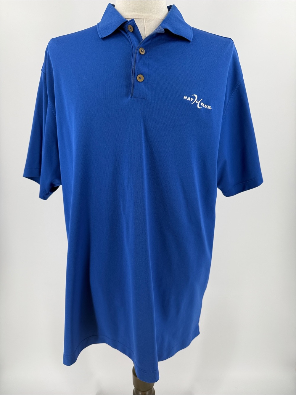 Nike Blue Polo Shirt with Embroidered Logo